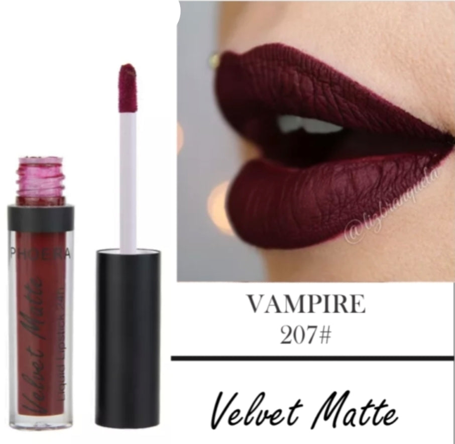 Phoera Long Lasting Velvet Matte Liquid Lipstick