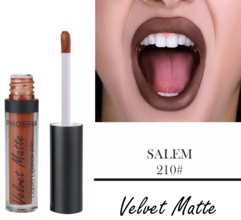 Phoera Long Lasting Velvet Matte Liquid Lipstick