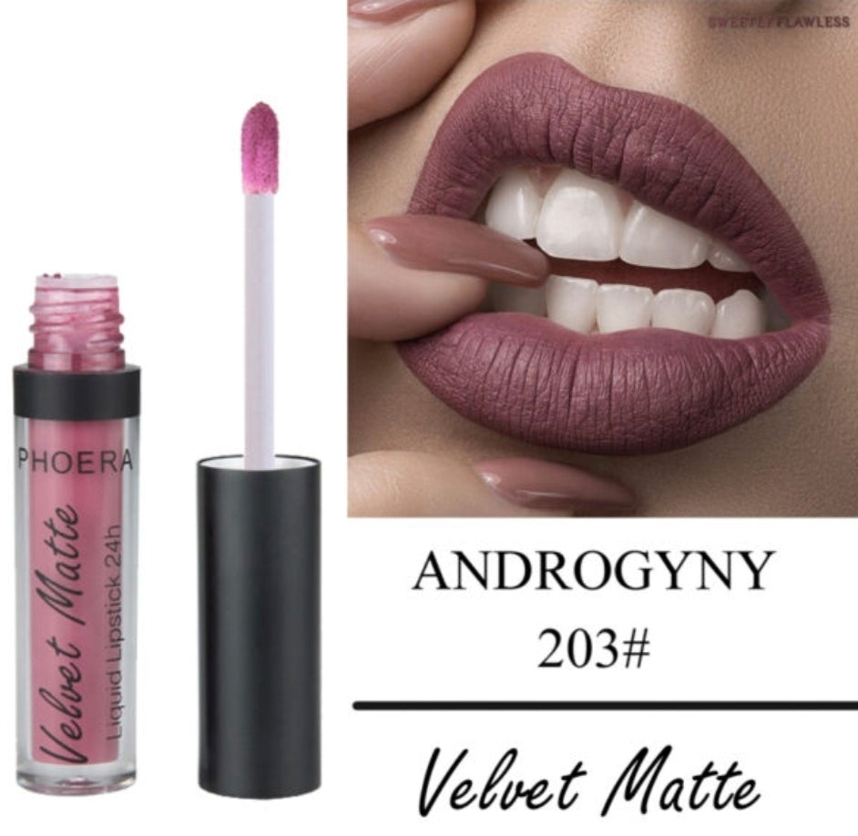 Phoera Long Lasting Velvet Matte Liquid Lipstick