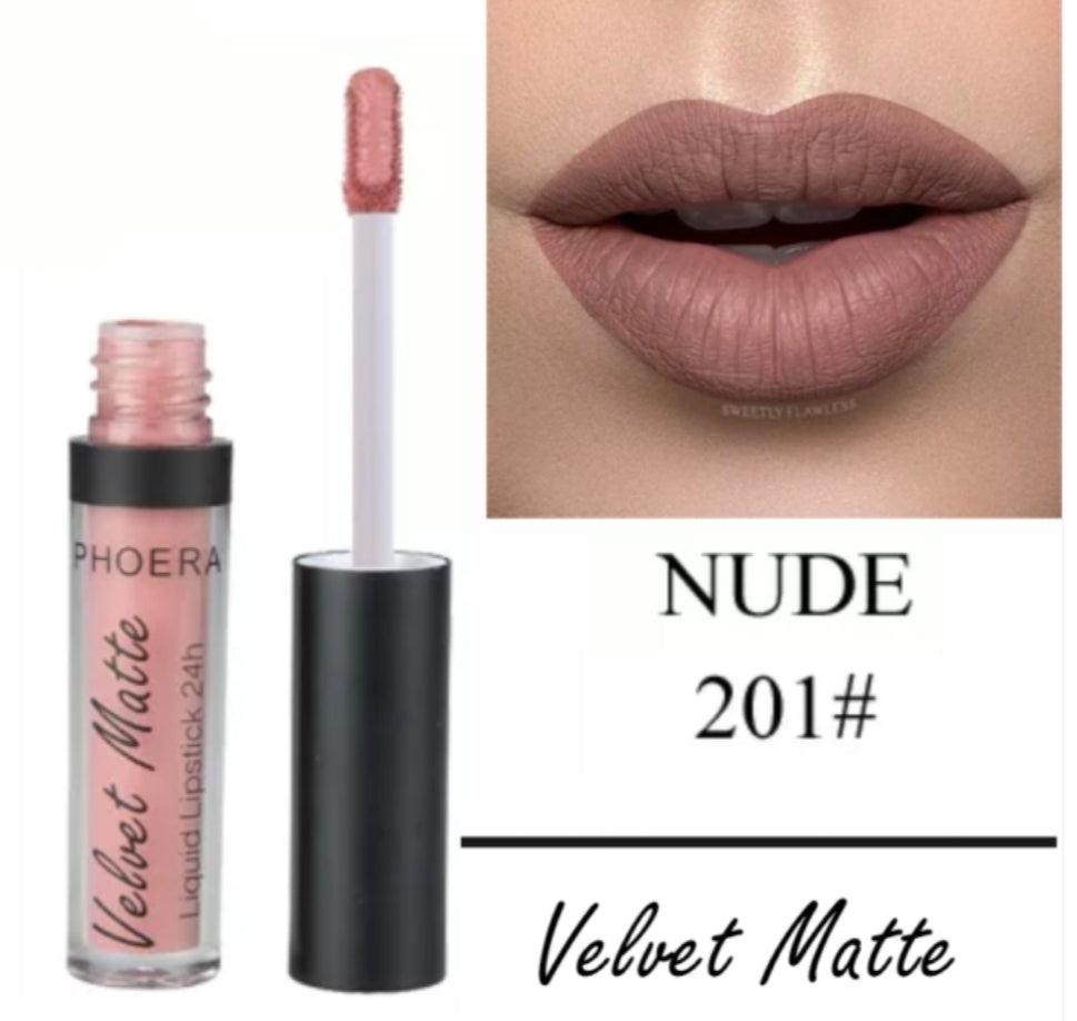Phoera Long Lasting Velvet Matte Liquid Lipstick