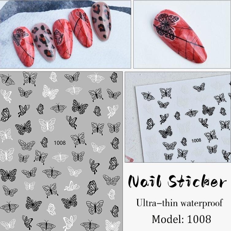 Nail Sticker - Butterfly (1008)