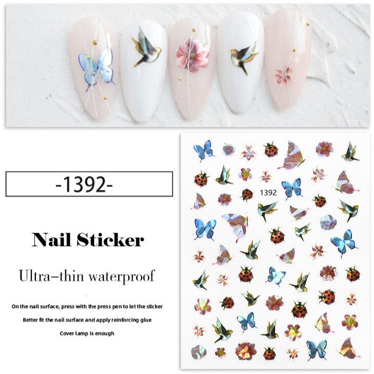 Nail Sticker - Birds (1392)