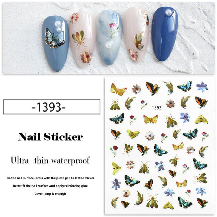 Nail Sticker - Bugs (1393)
