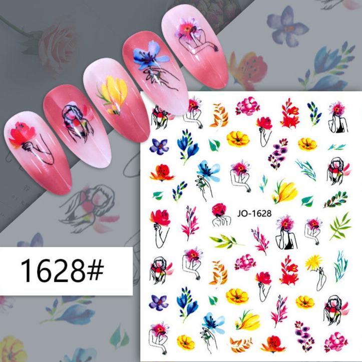 Nail Sticker - Flowers (1628)