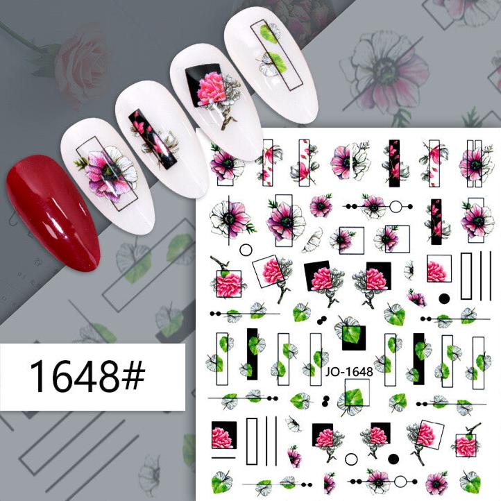Nail Sticker - Flowers (1648)
