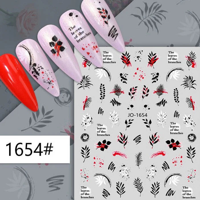 Nail Sticker - Leaves (1654)