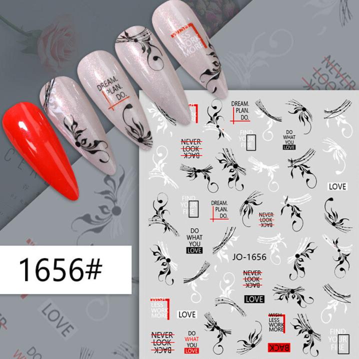 Nail Sticker - Flowers (1656)