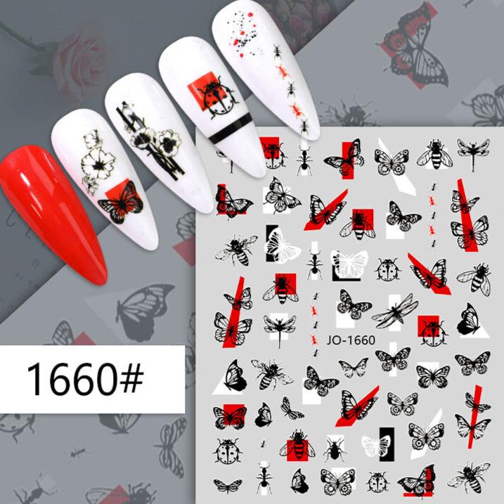 Nail Sticker - Butterflies (1660)