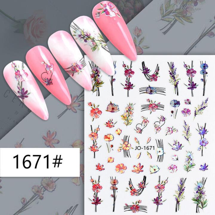 Nail Sticker - Flowers (1671)
