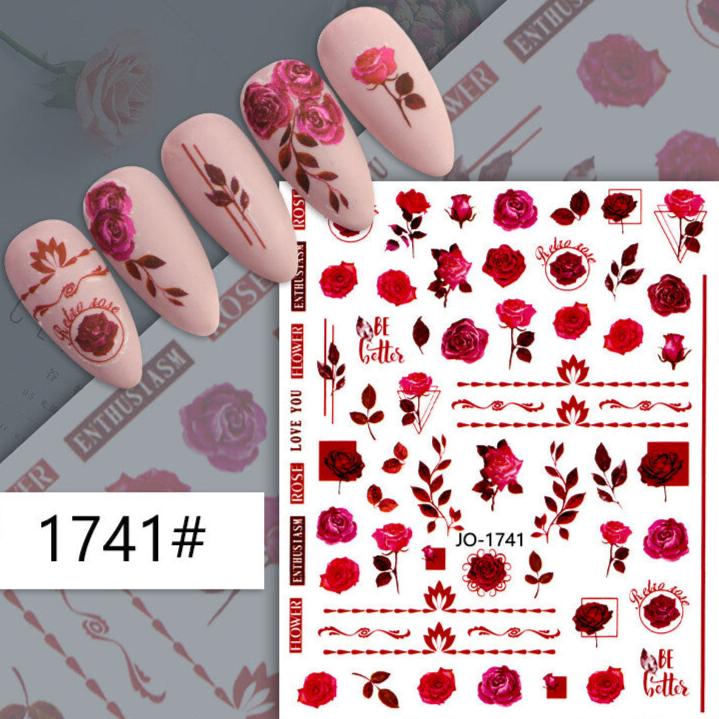 Nail Sticker - Roses (1741)
