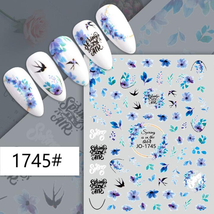 Nail Sticker - Flowers (1745)