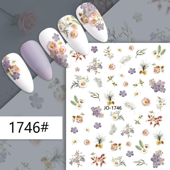 Nail Sticker - Flowers (1746)