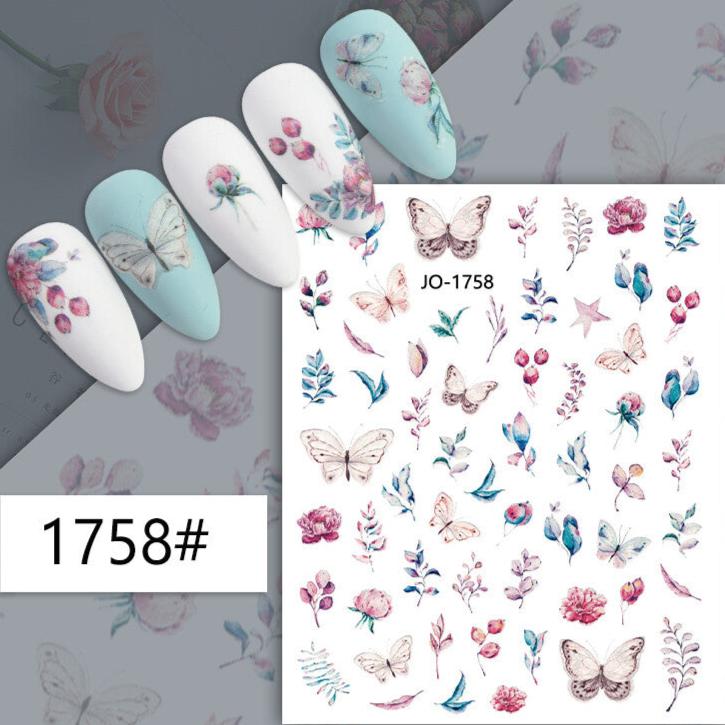 Nail Sticker - Butterfly (1758)
