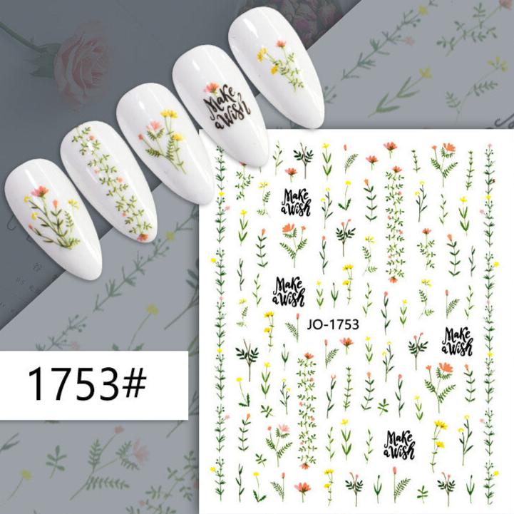 Nail Sticker - Flowers (1753)