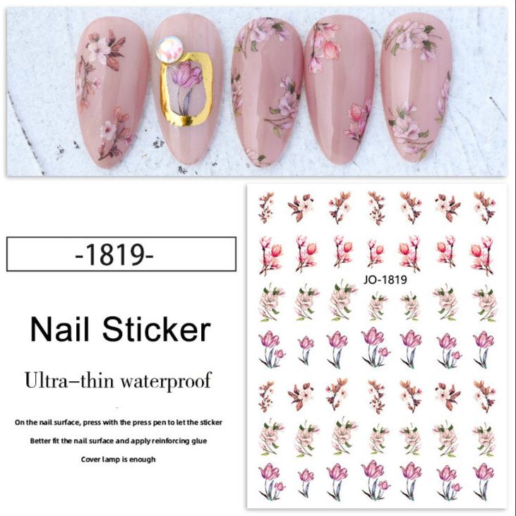 Nail Sticker - Flowers (1819)