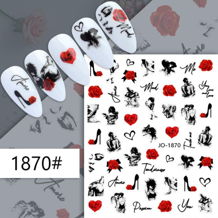 Nail Sticker - Roses (1870)