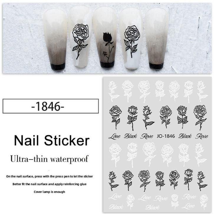 Nail Sticker - Roses (1846)