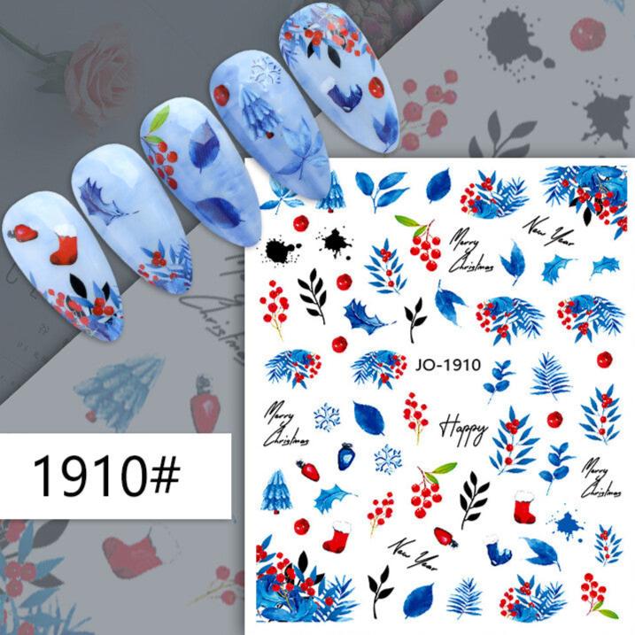 Nail Sticker - Ferns (1910)