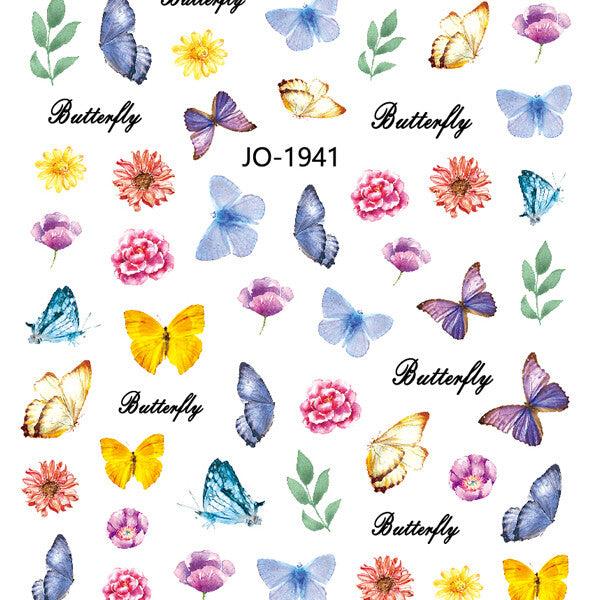 Nail Sticker - Butterflies (1941)