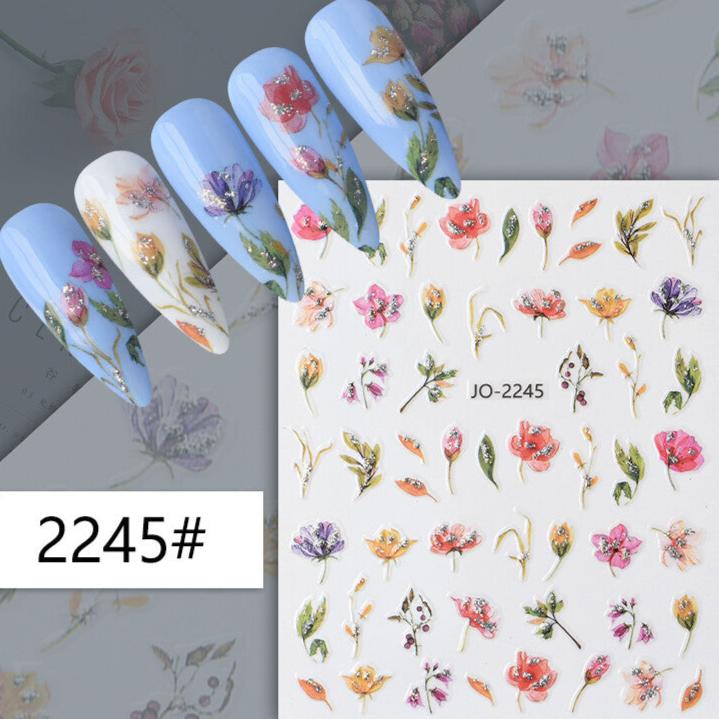 Nail Sticker - Flowers (2245)