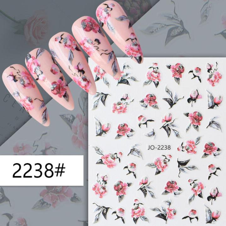 Nail Sticker - Flowers (2238)
