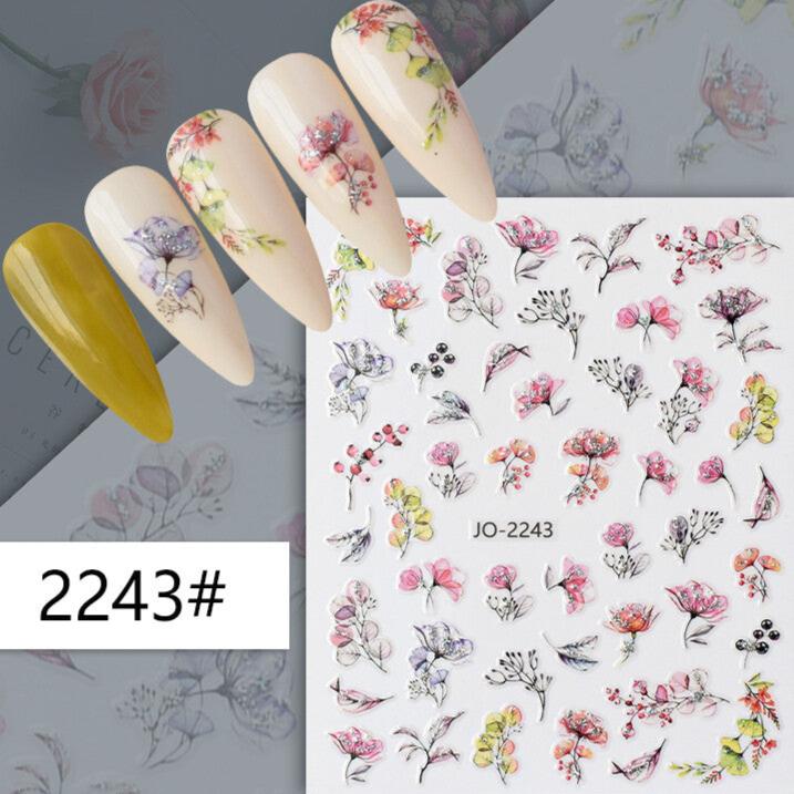 Nail Sticker - Flowers (2244)
