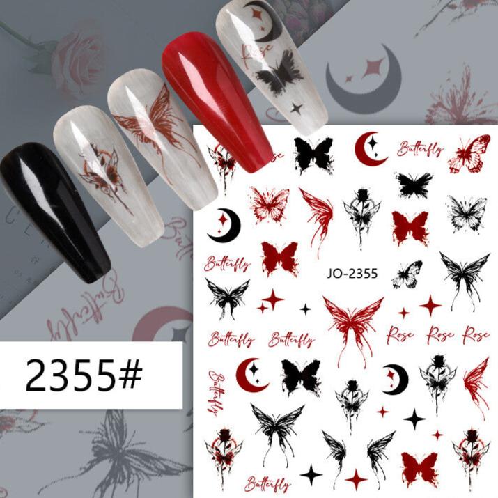 Nail Sticker - Butterflies (2355)