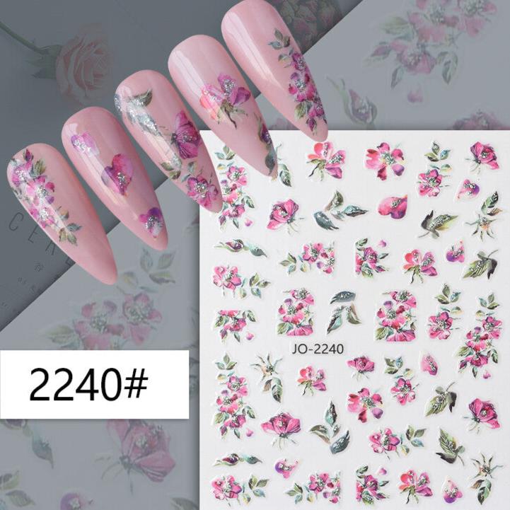Nail Sticker - Flowers (2240)