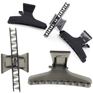 Butterfly Clamps Black (6 pcs)