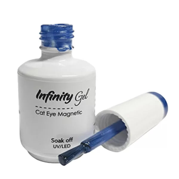 Infinity Electric Blue Cat Eye Gel Polish 15ml