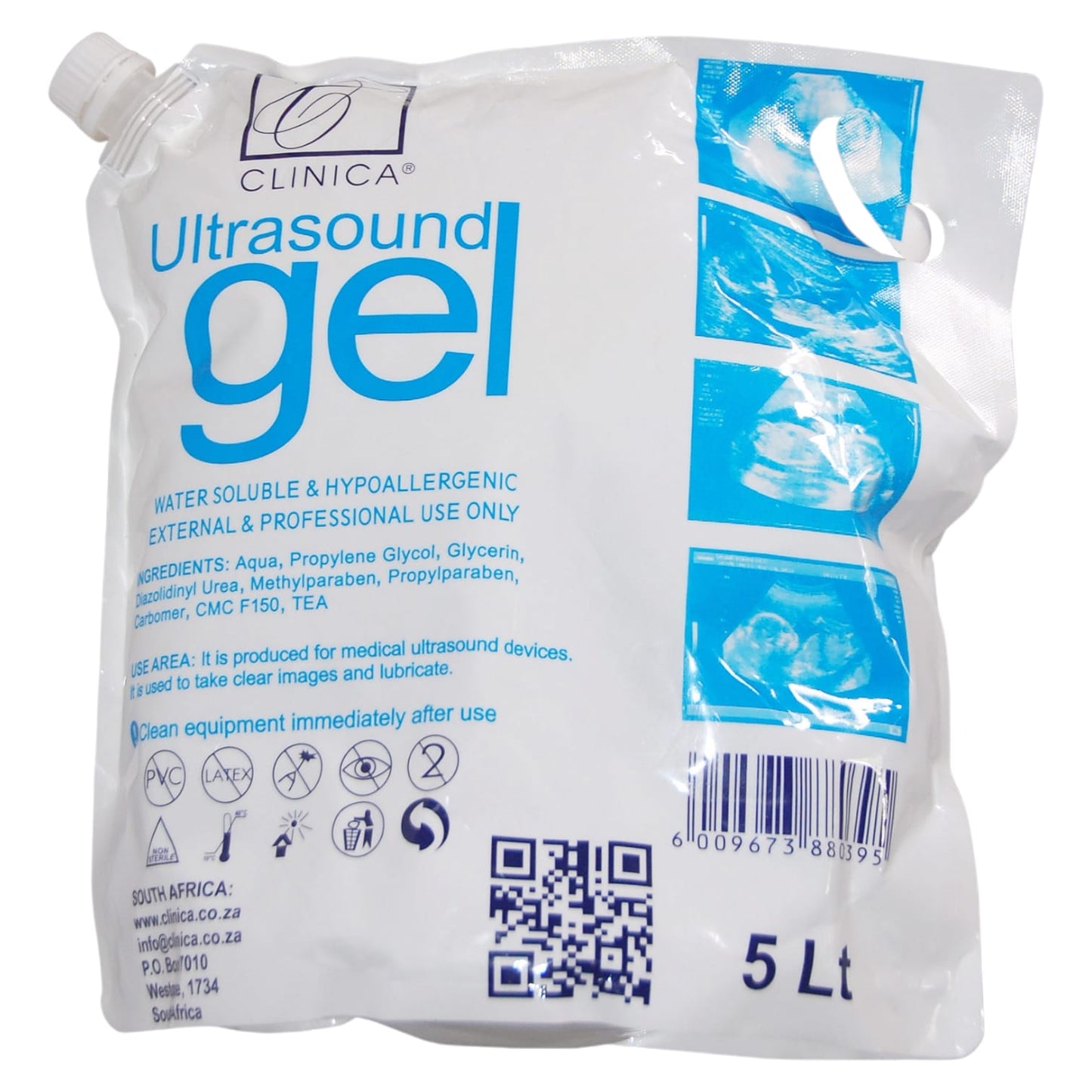 Ultrasound Gel Clear 5L