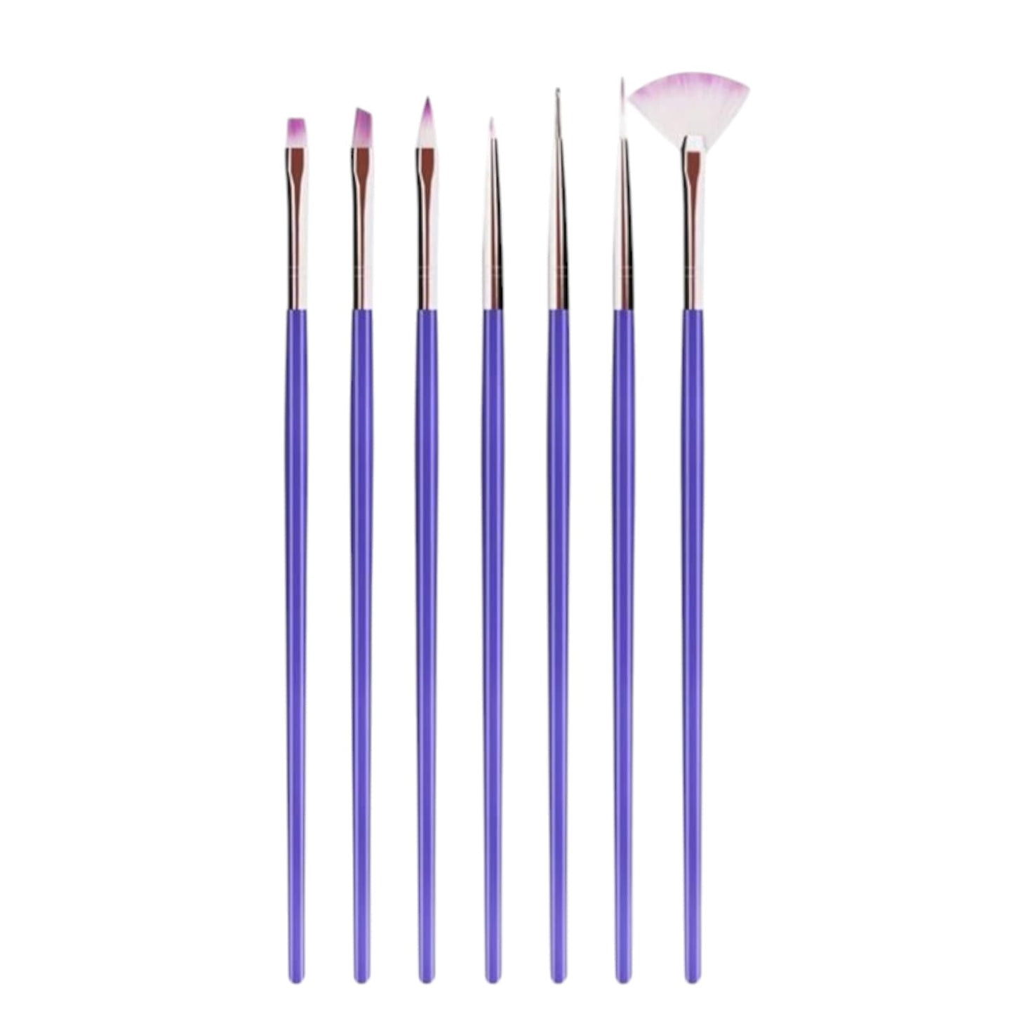 Nail art brush set 7pcs