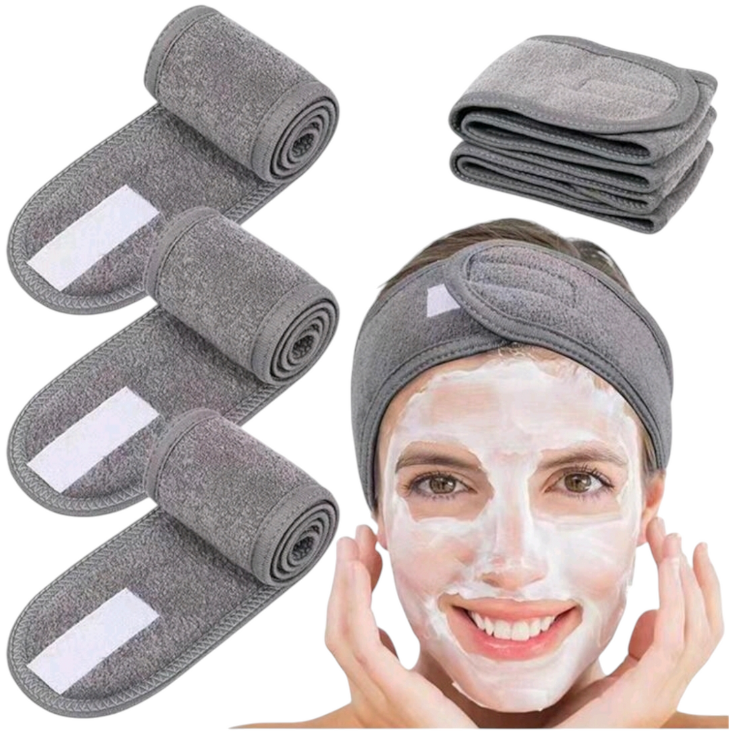 Headband Microfibre Grey