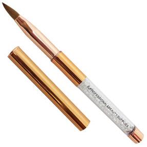 Kolinsky Brush #6 Rose Gold