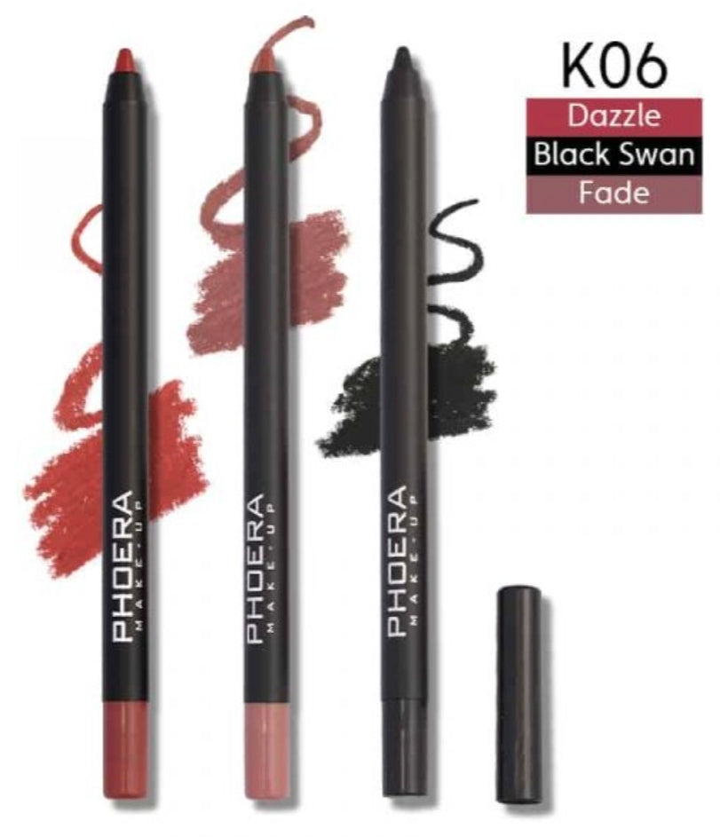 Phoera Matte Lip Liner & Eyeliner Kit