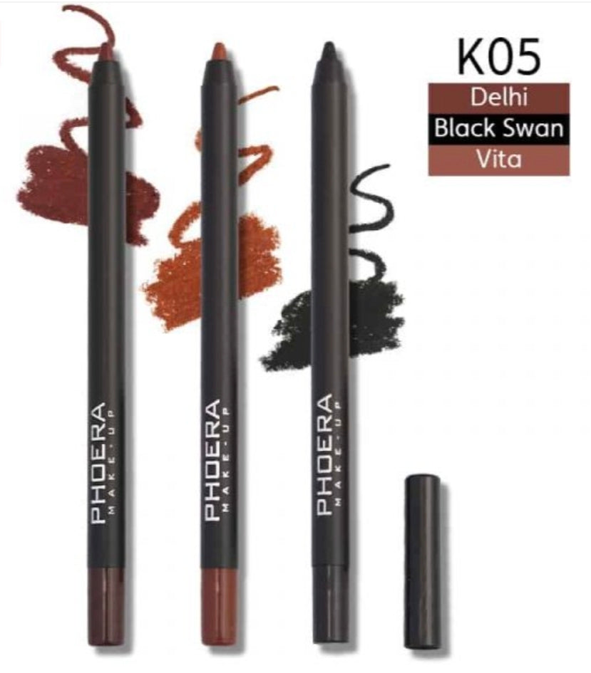 Phoera Matte Lip Liner & Eyeliner Kit