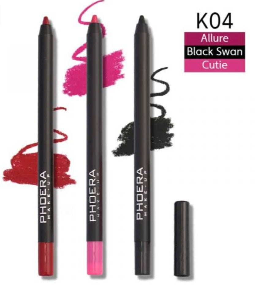 Phoera Matte Lip Liner & Eyeliner Kit