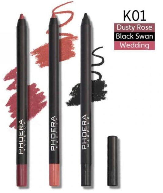 Phoera Matte Lip Liner & Eyeliner Kit