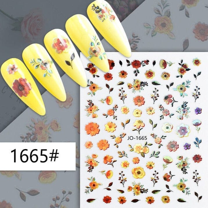 Nail Sticker - Flowers (1665)