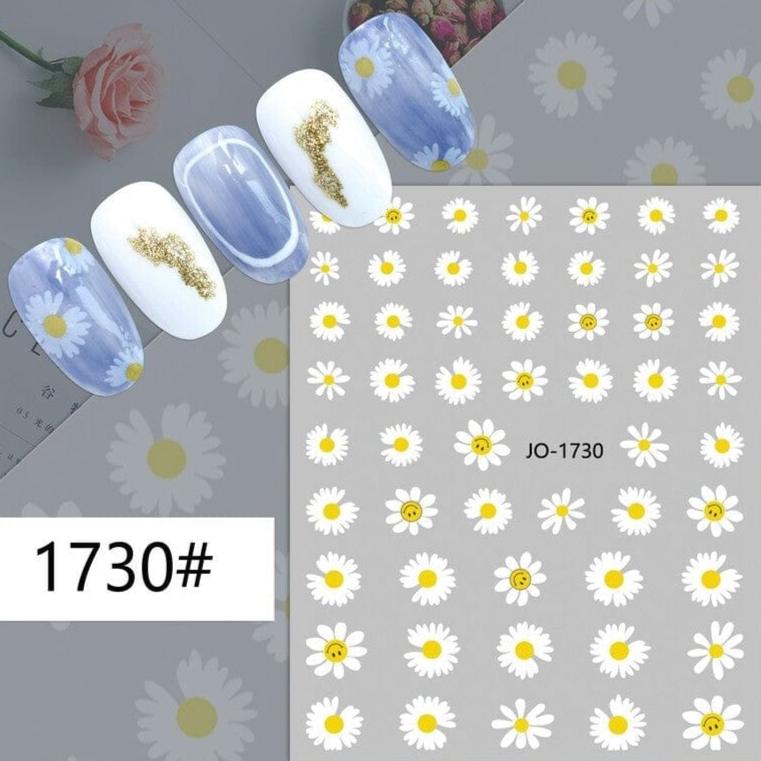 Nail Sticker - Daisies (1730)
