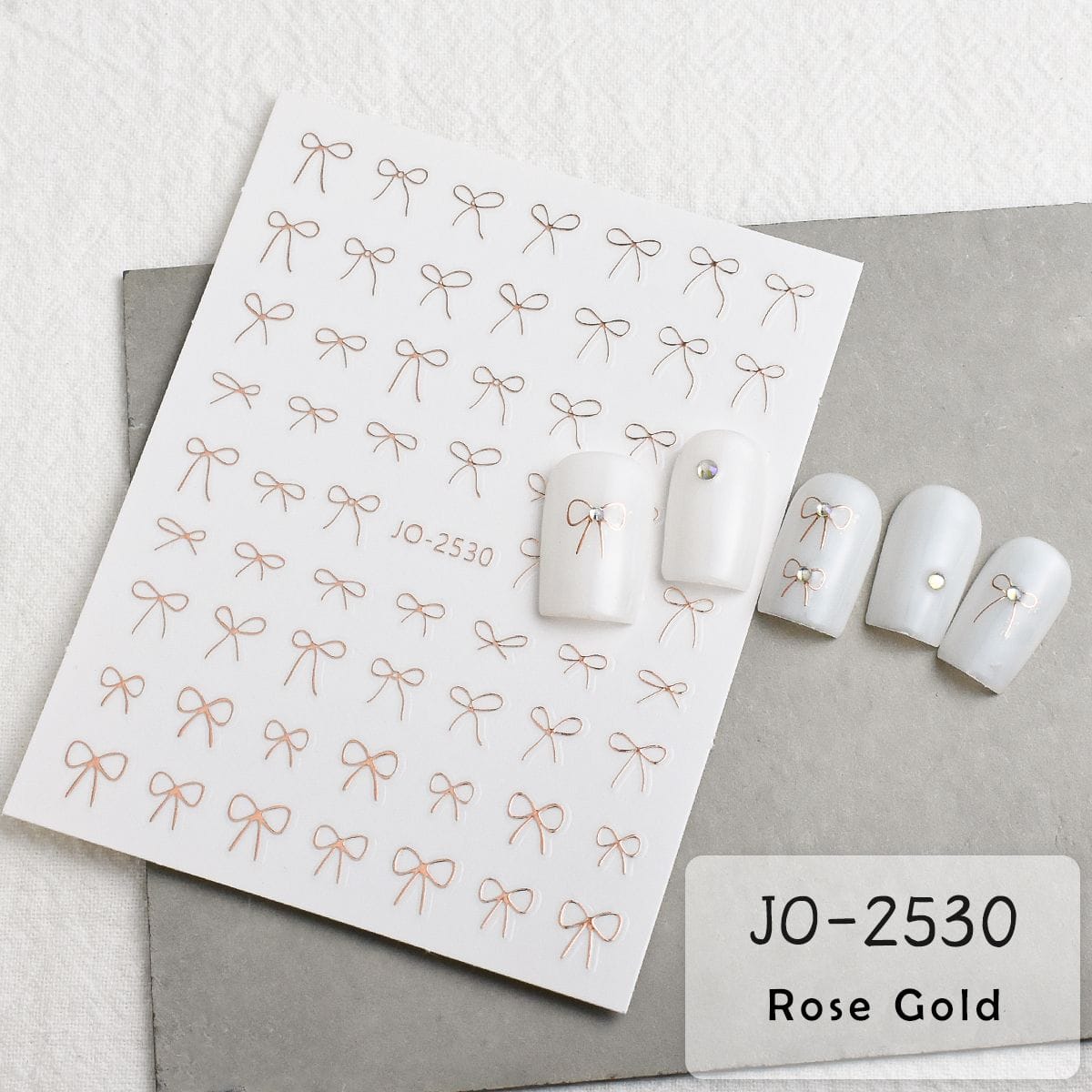 Nail Sticker - Bows (2530RG)