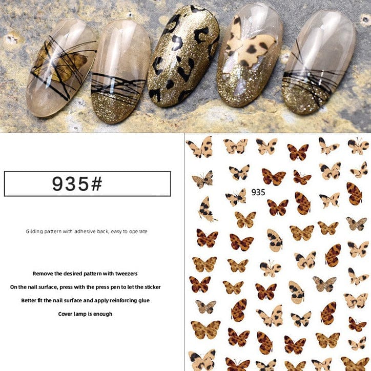 Nail Sticker - Butterflies (935)