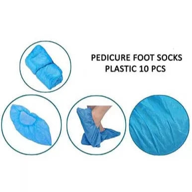 Pedicure Foot Socks Plastic 10 pcs