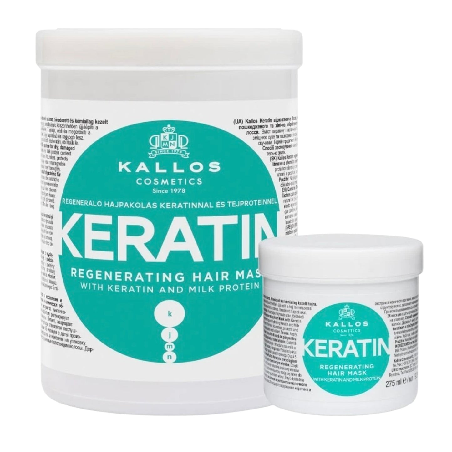 Kallos Keratin Regenerating Hair Mask with Keratin & Milk Protein