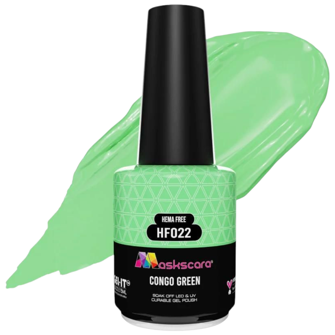 HF022 - Congo Green Gel Polish 15ml