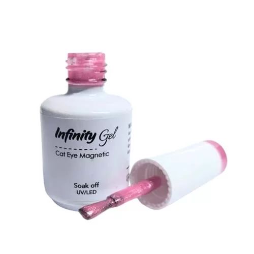Infinity Pink Stardust Cat Eye Gel Polish 15ml